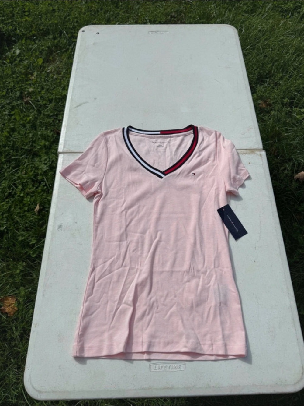 tommy hilfiger v neck top